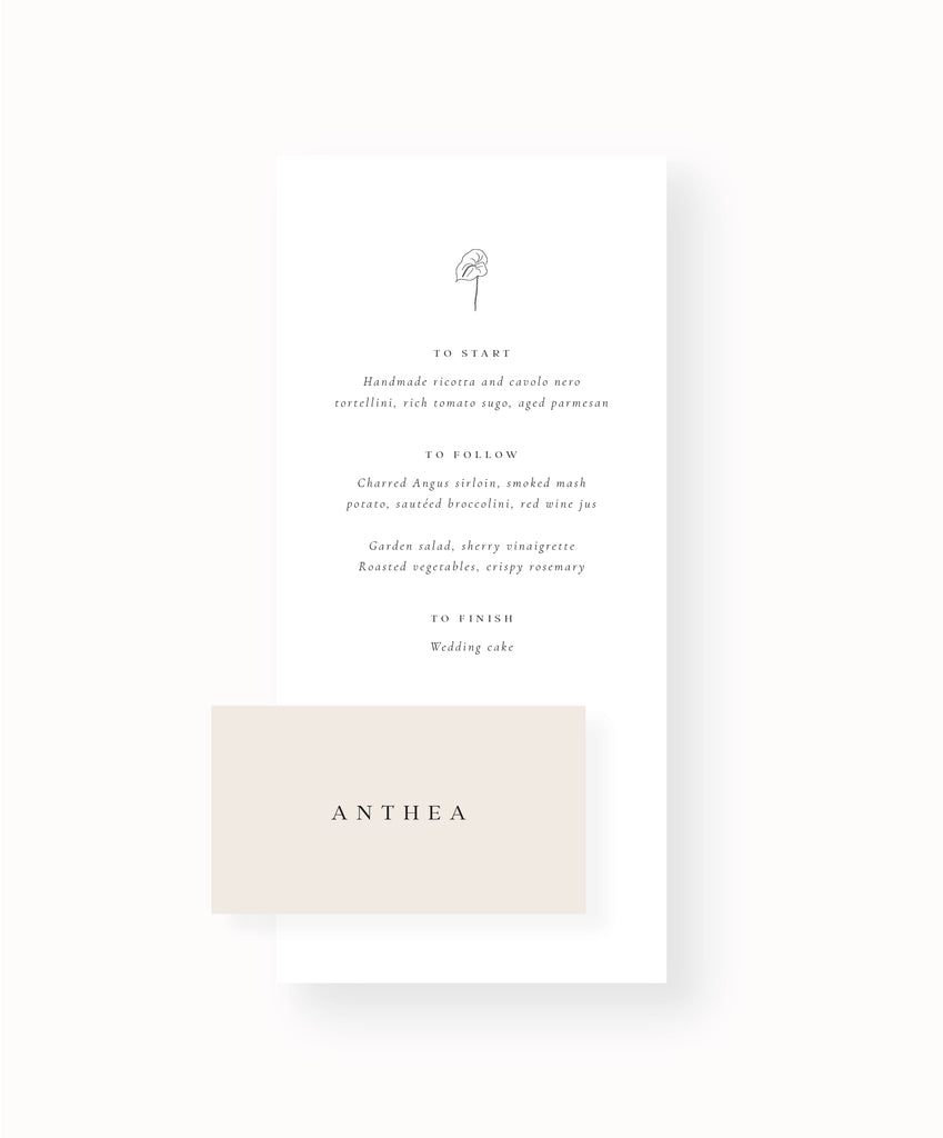 Invitation Place Cards